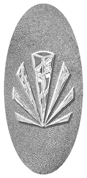 DG5000-602-SL-SH-SL Silver Sunburst Shimmer Silver